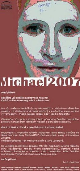 Projekt Michael2007 - pozvánka k vernisáži