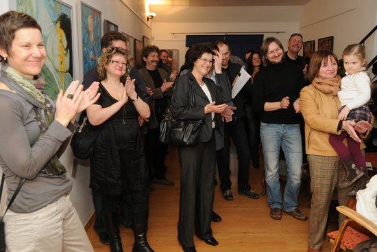Královny slz a ostružin - vernisáž výstavy, galerie Aviatik (foto: Zbyněk Maděryč)