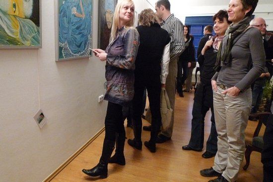 Královny slz a ostružin - vernisáž výstavy, galerie Aviatik (foto: Zbyněk Maděryč)