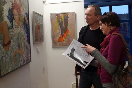 Královny slz a ostružin - vernisáž výstavy, galerie Aviatik (foto: Zbyněk Maděryč)