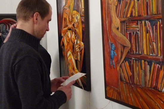 Královny slz a ostružin - vernisáž výstavy, galerie Aviatik (foto: Zbyněk Maděryč)