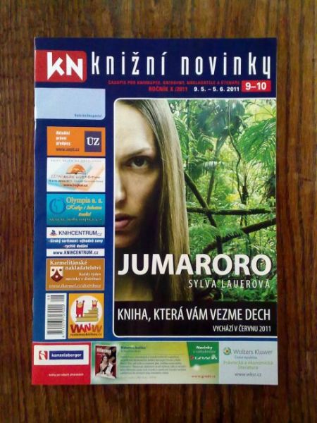 Sylva Lauerova: Jumaroro - title page of Book News, May 2011