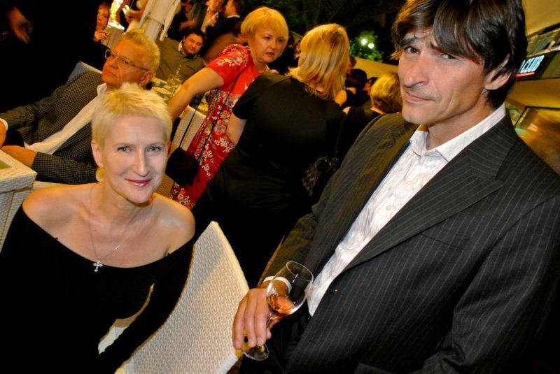 Sylva Lauerová a Zdeněk Podhůrský na zahajovacím večeru v Grandhotelu Pup / fotografie Lenka Hatašová